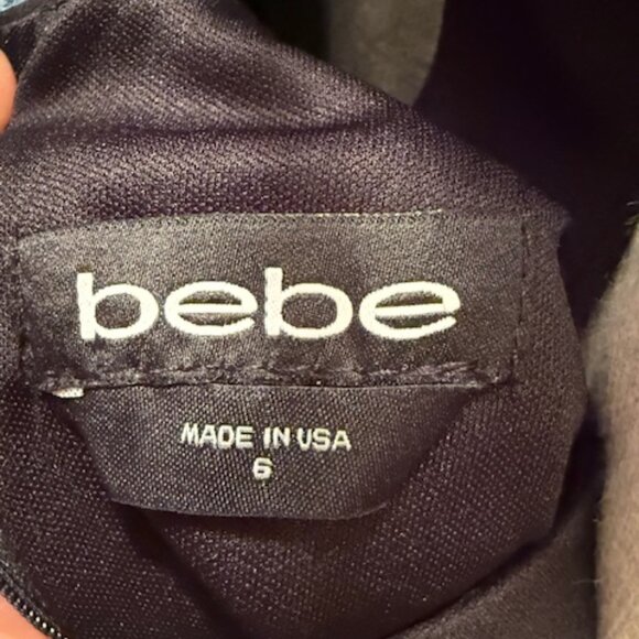 Bebe Black Halter Neck Midi 6 - Picture 7 of 7